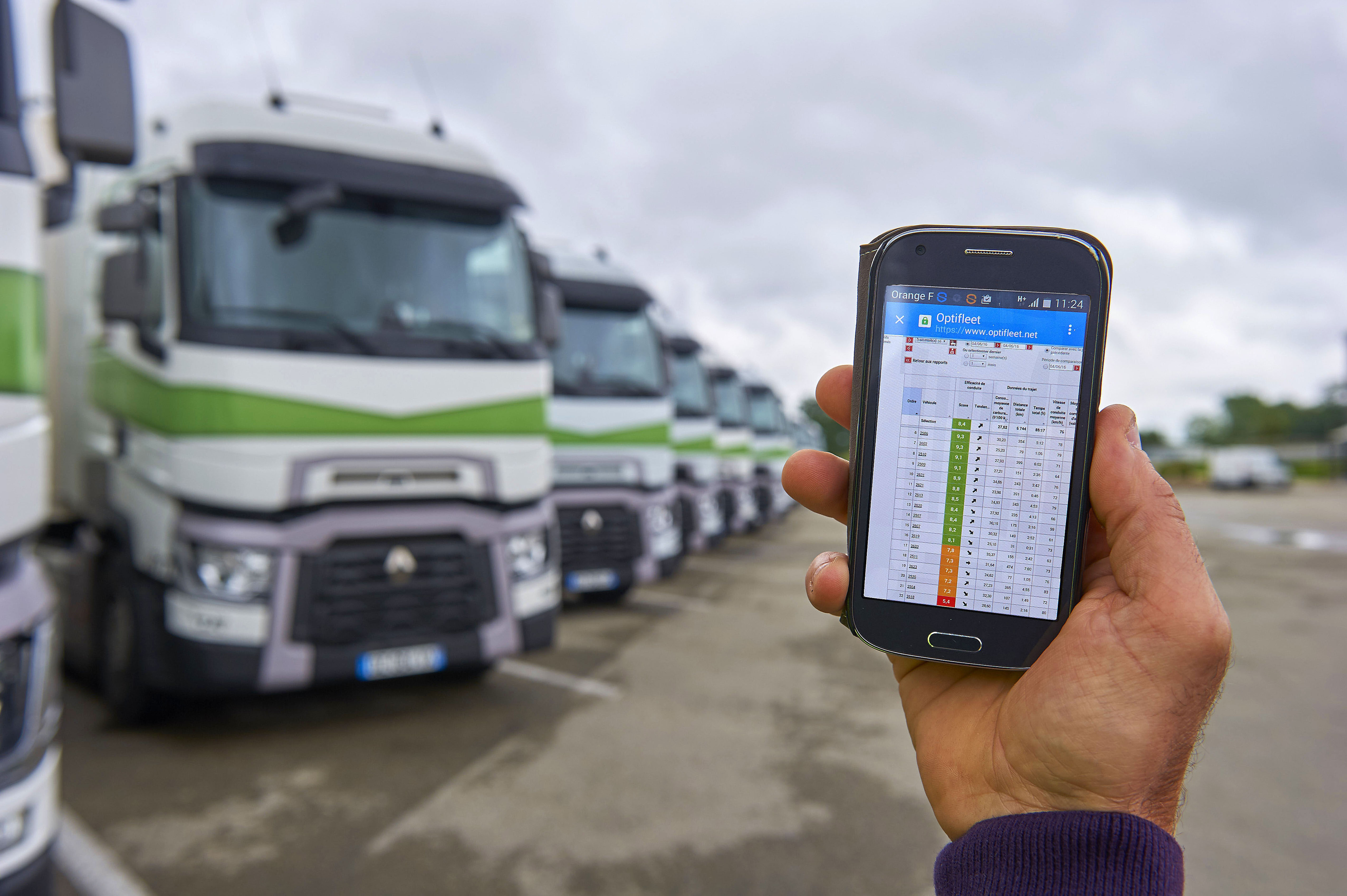 Optifleet Mobile version