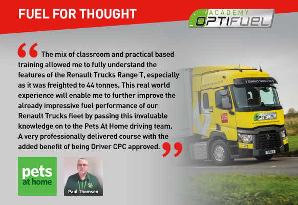 optifuel testimonial UK Pets at Home