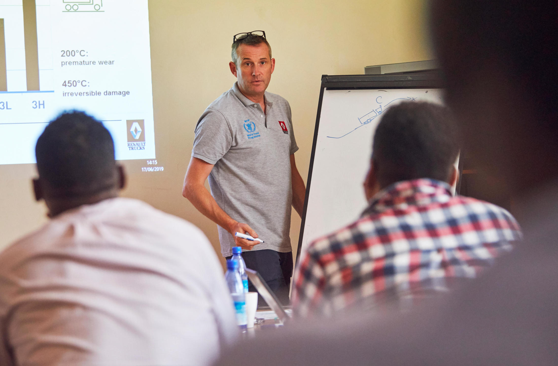 WFP drivers training for Renault Trucks K
