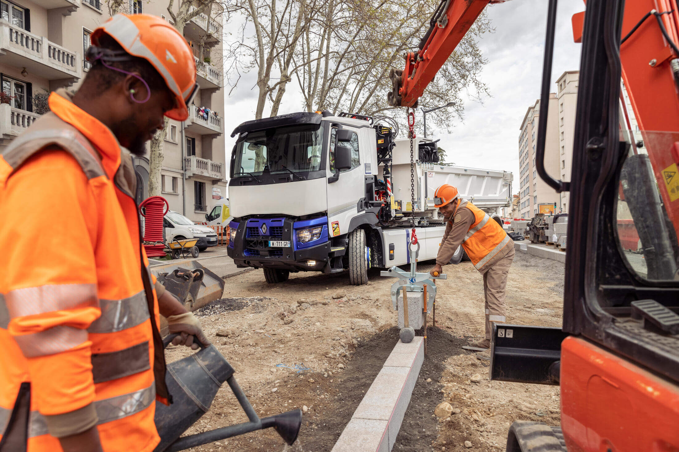 Renault Trucks E-Tech C 8x4 Tridem