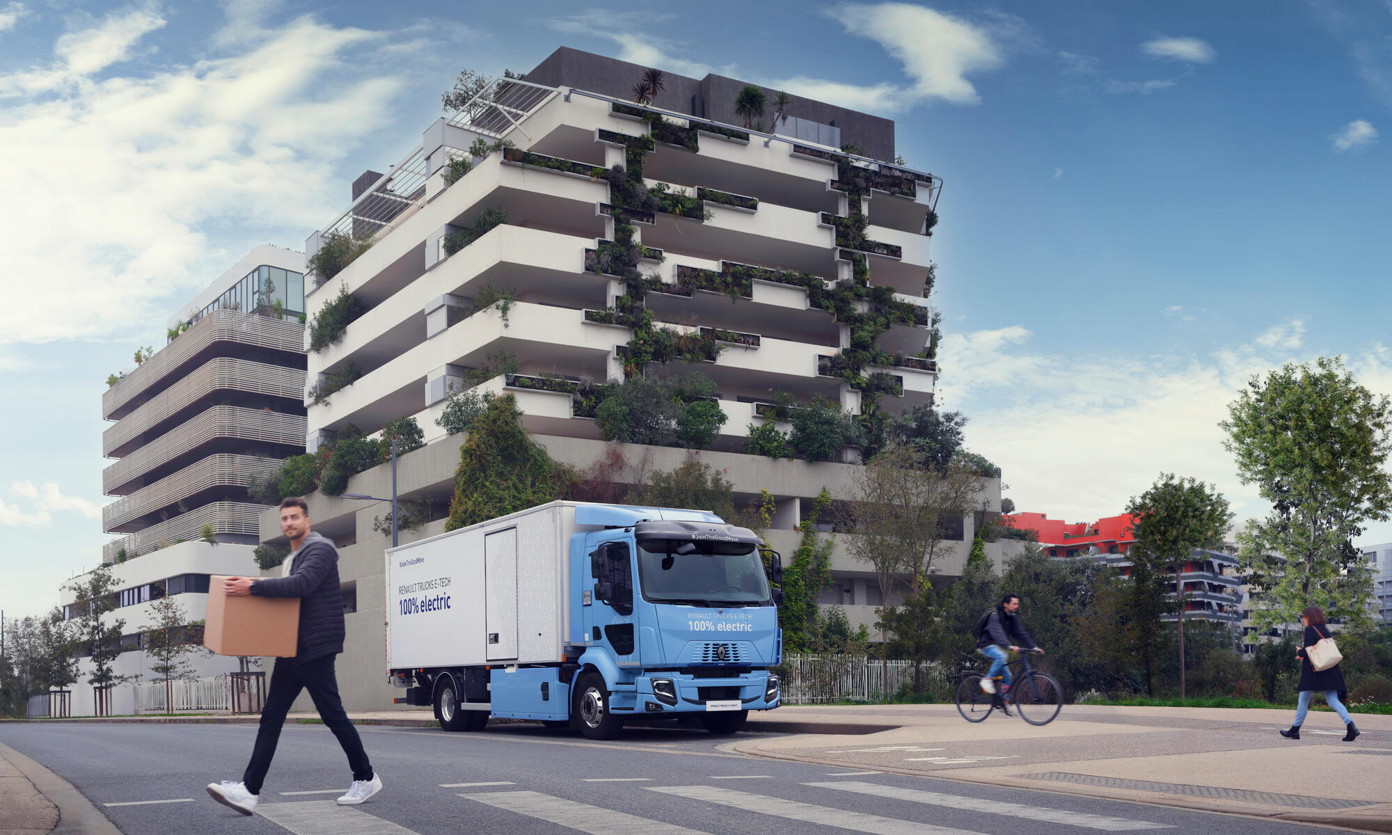 Renault Trucks E-Tech D Delivery on duty