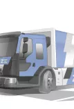D Wide low entry cab