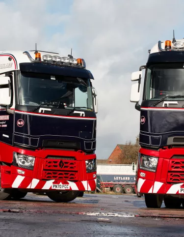 1st Renault Trucks in Ian Robinson Transport's 23-strong fleet.